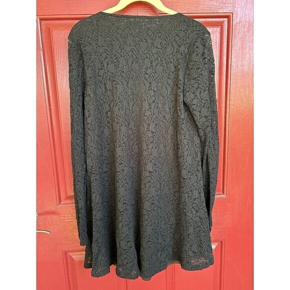 Show Me Your Mumu whimsigoth Y2K vampire diaries Elena Black Lace Casual Dress M - Picture 7 of 8